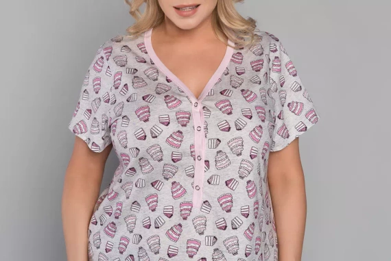 Koszula damska i do karmienia Dolce Italian Fashion - druk