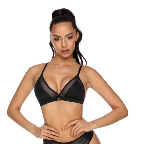 Biustonosz miękki M-3300/0 Janet   Mat czarny