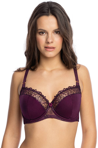 Biustonosz Półusztywniany BS 1144 Idalia Gaia - fioletowy