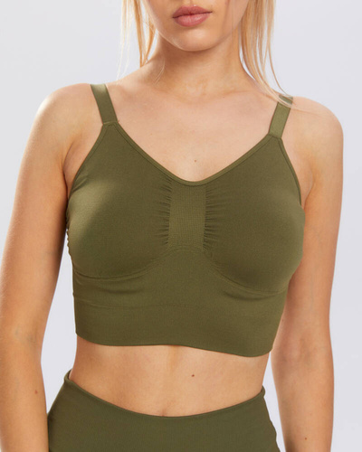 Biustonosz sportowy Flex Spaio khaki