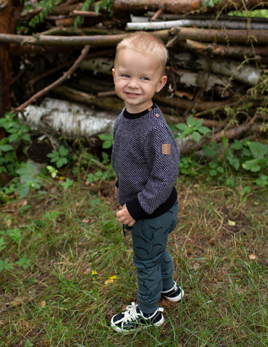 Pumpy z nadrukiem Le Tigre Pinokio - zielony druk 