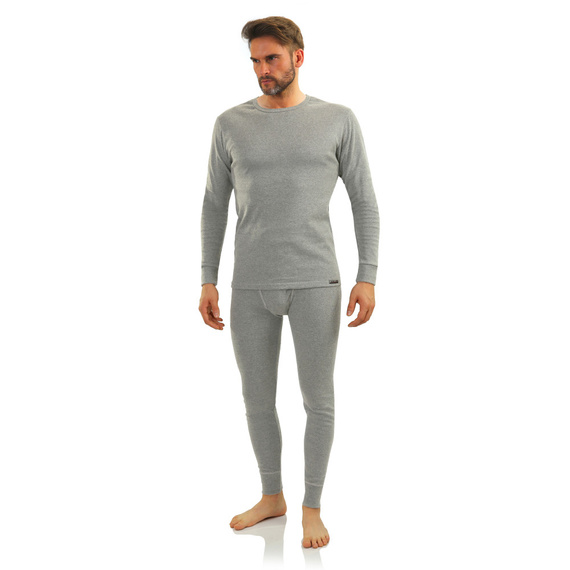 111 Podkoszulek bawełniany z długim rękawem Sesto Senso- jasny melanż