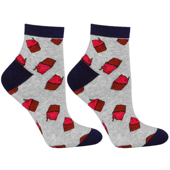 Skarpety damskie w ozdobnym pudełku CSLB450-002/2 Moraj - mix kolorów