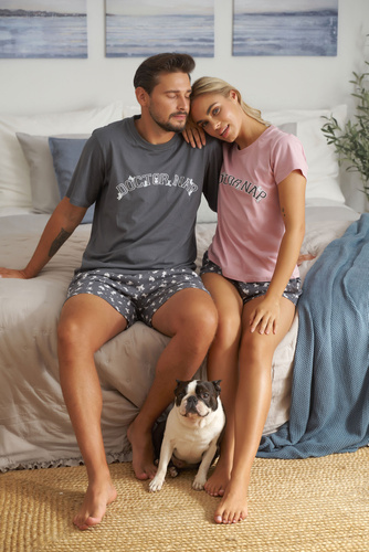 PM.5347 Piżama Damska Doctor Nap - papaya