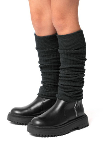 Art.043 Getry dziecięce Steven - 020 grafitowe