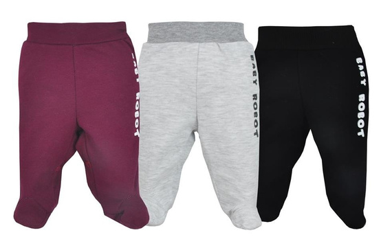 Półśpiochy niemowlęce "ROBOT" Koala szare