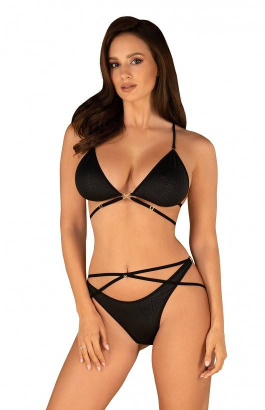 Cobra Nive Set Komplet 2-częściowy Obsessive czarny