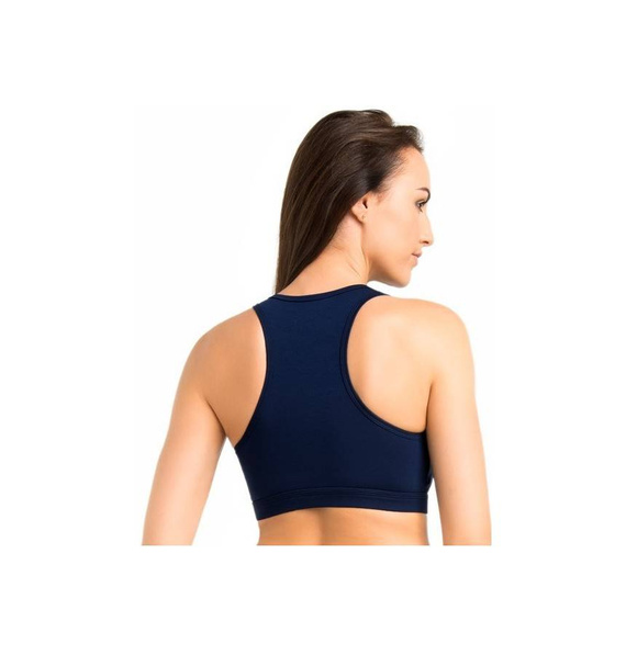 Sportowy top damski Lino Teyli - ciemny niebieski