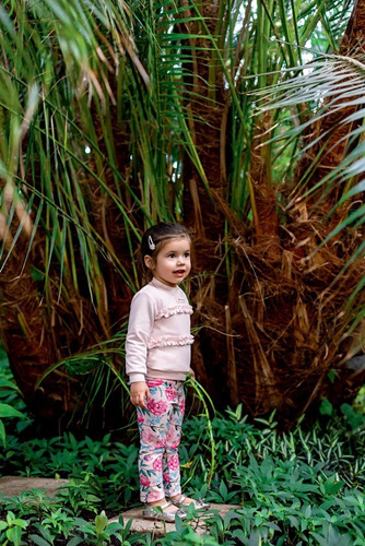 Bluza dresowa "PEONY" Ewa Klucze-  róż