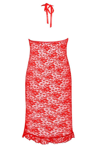 Halka damska Dion Anais - czerwony