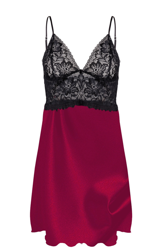 Halka satynowa Maddi DKaren - bordo