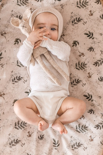 Prześcieradło z gumką Ornithology - Makaszka