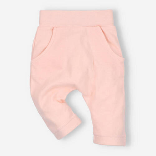 Spodnie z bawełny organiczne Bicycle Nini pomarańczowy