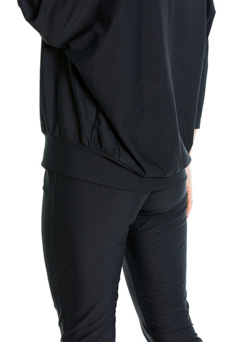 Komplet damski 20015 Snake Mediolano czarny 