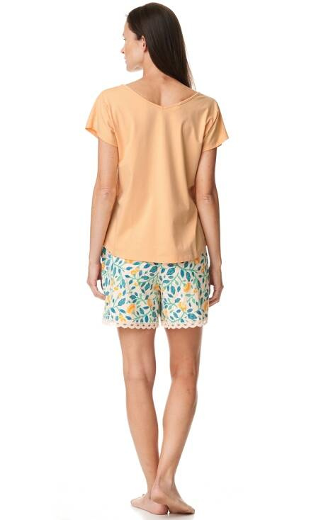 Piżama Damska LNS 967 Key- pomarańcz