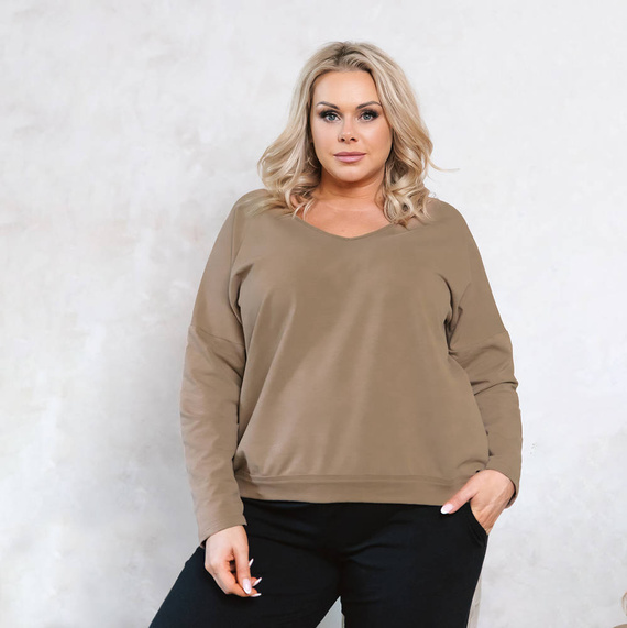 Bluza damska Karina Italian Fashion - camel