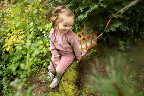 Spodnie niemowlęce Magic Vibes Pinokio - różowy