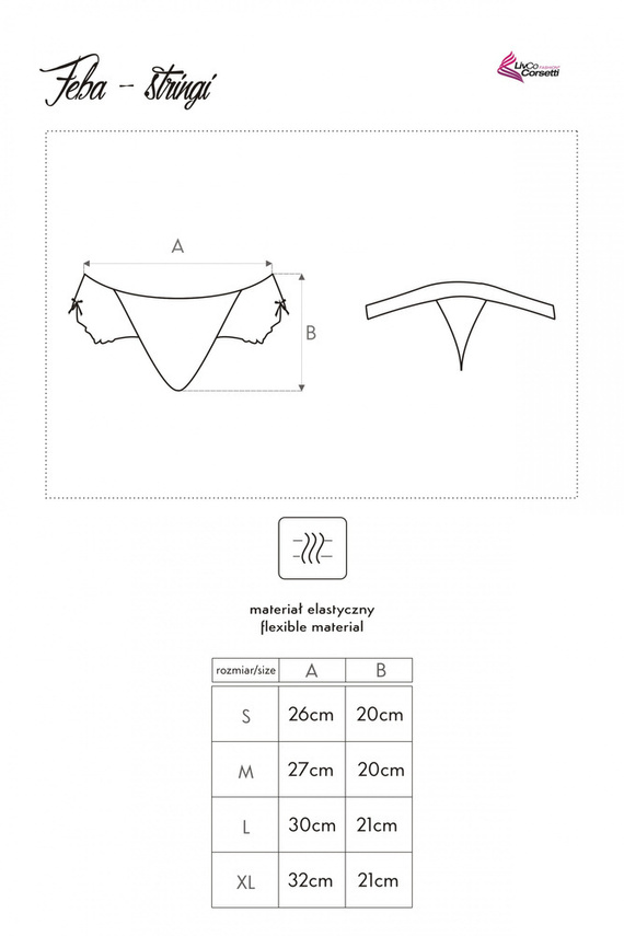 Stringi damskie Feba LivCo Corsetti Fashion