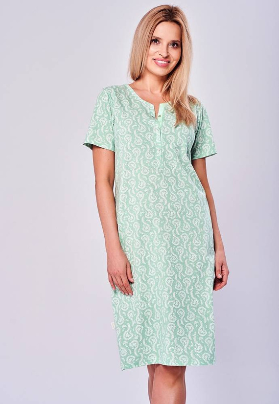 Koszula Damska 2956 Gloria Taro-pistacjowy