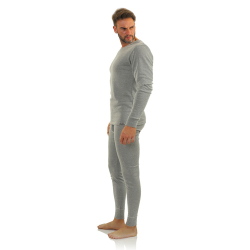 111 Podkoszulek bawełniany z długim rękawem Sesto Senso- jasny melanż 