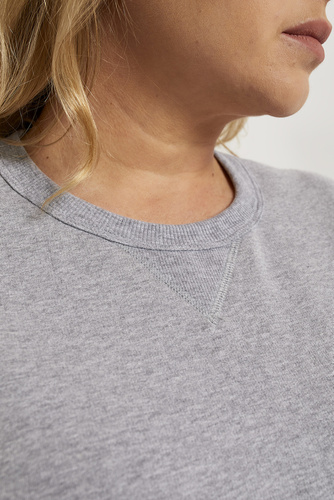 Komplet Damski dł. rękaw, dł. spodnie Fox Italian Fashion czarny - melanż