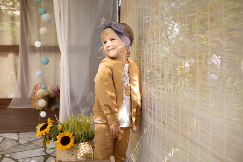 Rozpinana bluza Tres Bien Pinokio - żółty 