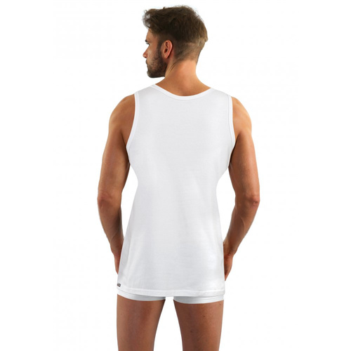 Anaconda Podkoszulek bawełniany męski Sesto Senso- biały 