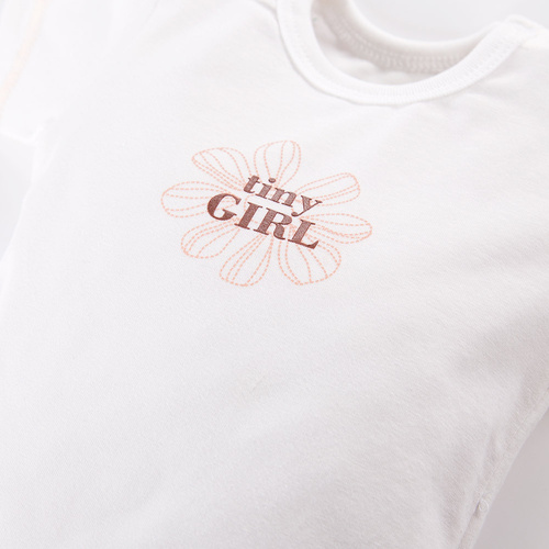 Body z krótkim rękawem Daisy Eevi - biały