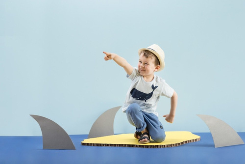 Spodnie niemowlęce "OCEAN'S DREAM" Pinokio jeansowe 