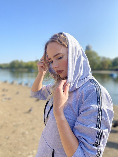 Piżama Damska 459 Nice Dres Forex - jasny melanż