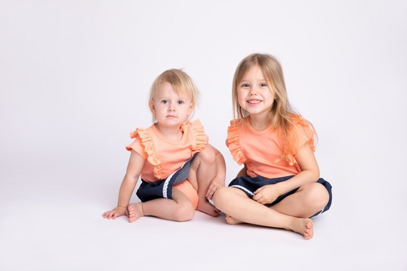 169032 Mix Body z krótkim rękawem Nicol - łosoś