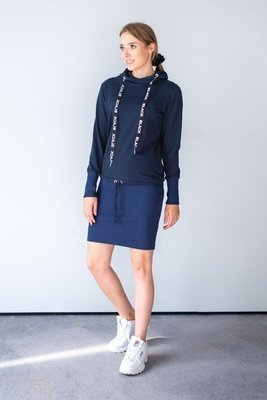 Sukienka dresowa  128  MIRACLE-granatowy