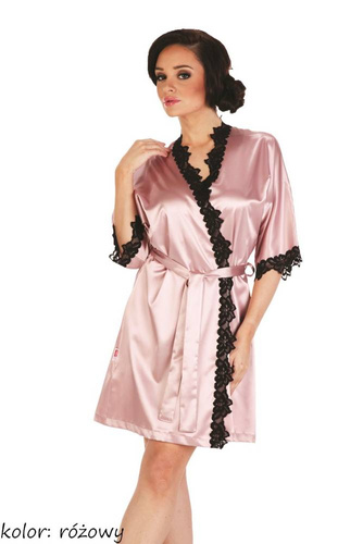 Szlafrok damski 929 Kleoree De Lafense - różowy