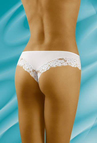 Karioka Stringi damskie Wol-Bar - biały