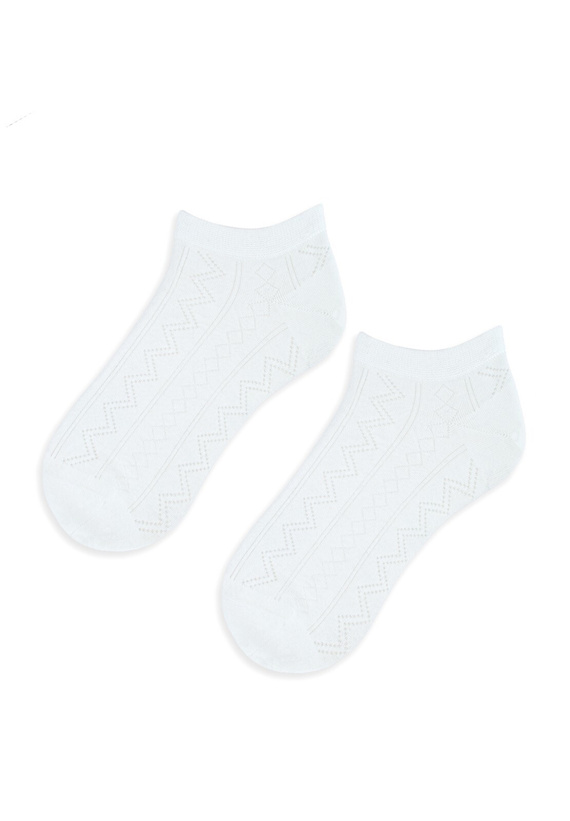 ST048 Bambusowe Skarpety Damskie Noviti- ecru