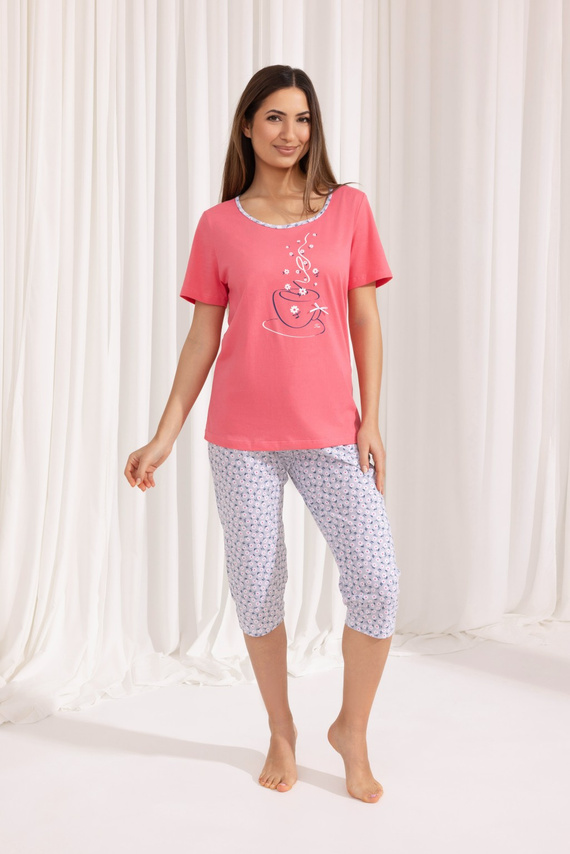 Piżama Damska 685 Regina różowy