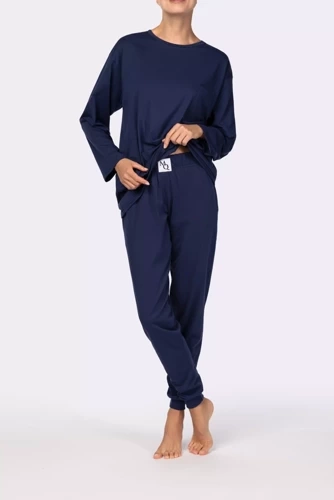 Piżama damska Homie longsleeve Mona navy