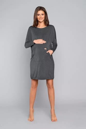 Tunika damska i ciążowa Tirana Italian Fashion- granat 