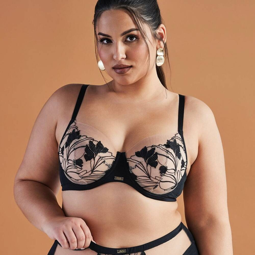 2117 Biustonosz soft miękki Ava - czarny