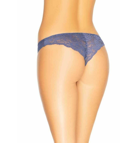Figi koronkowe brazyliany Lacea Teyli - granatowy