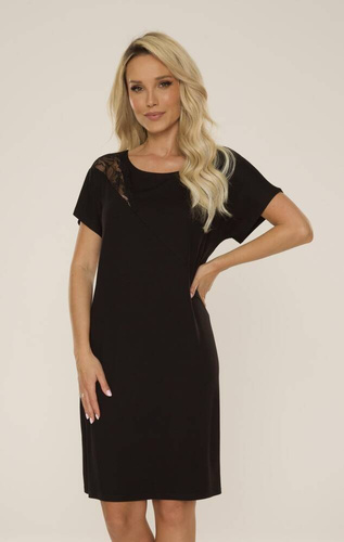 Koszula nocna 737 Velar Forex - czarny