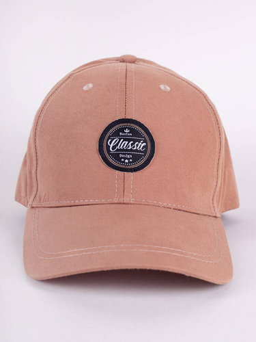 CZD-0658 Czapka męska YO! - beżowy