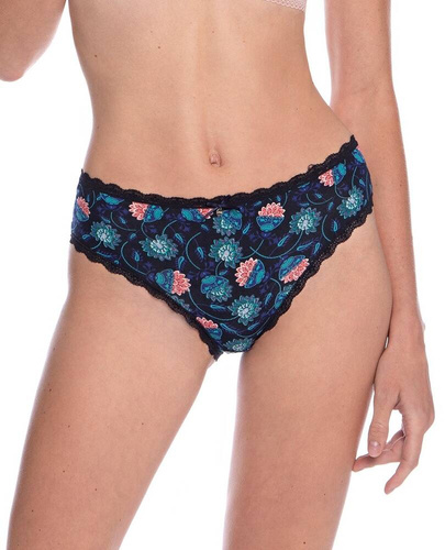  Figi Damskie L-1528 BI  A'2 Lama granatowy