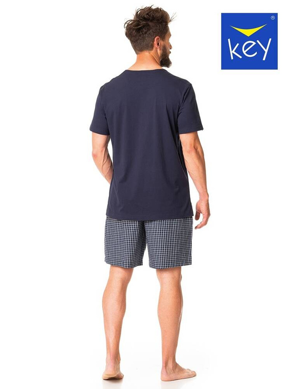Piżama Męska MNS 420 Key granatowy