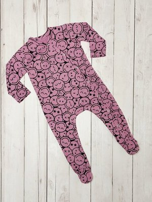 Pajacyk niemowlęcy Emotki Bambarillo - fiolet