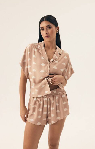 Piżama Damska 42645 Nubes Henderson - sand