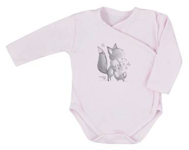 Body rozpinane Foxy Koala - różowy