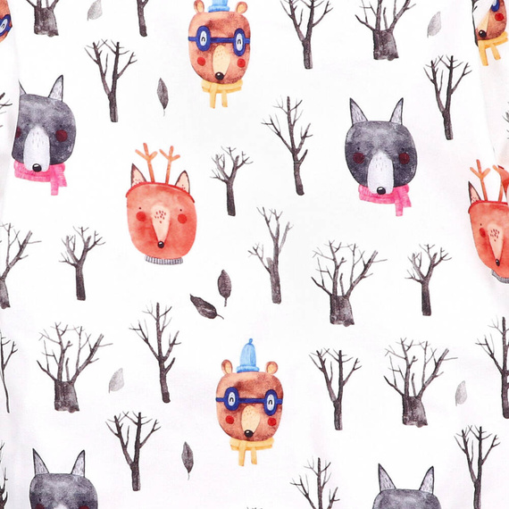 Bluza dresowa z kapturem I love Colors - las