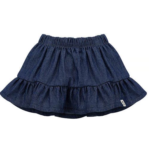 Spódniczka z marszczeniami Romantic Pinokio - jeans