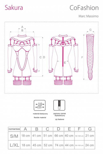 Bodystocking Sakura CF 90357 CoFashion Marc Massimo 